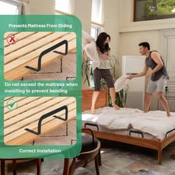 4 stuks antislip matrashouders, matrasbeugel, antislip matrastopper, matrashoudang, matrasstabilisatoren, matrashouder tegen anti-slip stoppers, matrasstoppers — thumbnail 2