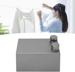 Intrekbare Kledinglijn - Droogtouw Muur - Was Drogen - Roestvrij Staal - Verstelbare Lengte - Zilver — thumbnail 2