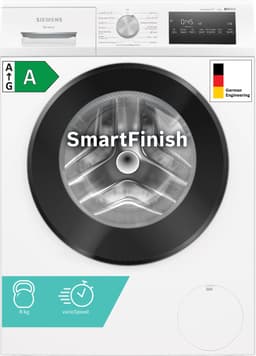 Siemens WM14N27TNL - iQ300 - Wasmachine met stoom - 8 kg - 1400 rpm - Energielabel A - smartFinish: vermindert kreukels tot 50% - Stil -speedPack L: verkort wasprogramma's met varioSpeed - Outdoor programma — thumbnail 1