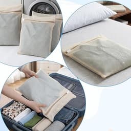 3 stuks waszakken voor wasmachine - beschermend wasnet voor kleding — thumbnail 2