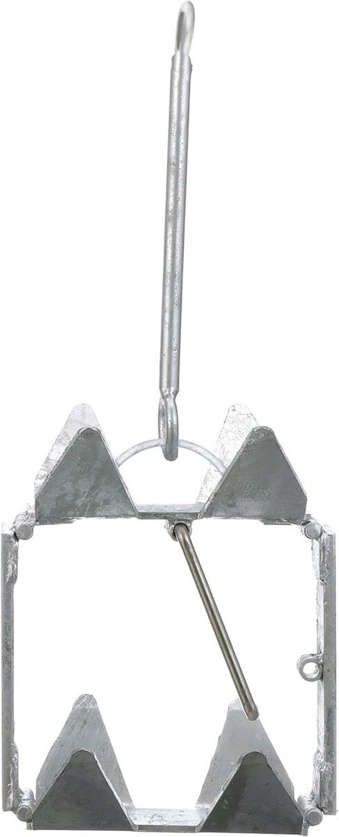 Vouwanker Staal - Opvouwbaar Anker - Boot Stabiliseren - Corrosiebestendig - 86 kg - Zilver — afbeelding 1