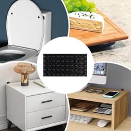 Dailygoods - 50 Stuks Zelfklevende Rubberen Voetjes voor Diverse Toepassingen — thumbnail 3