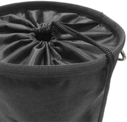 Waterdichte Peg Bag - Kleding Pin Sack - Wasknijpers Opbergen - Met Ophanghaak - 20x30 cm - Zwart — thumbnail 2