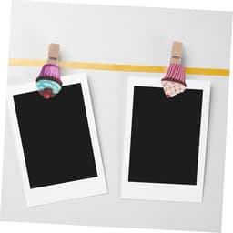 Houten Mini Knijpers - Decoratieve Clips - Foto's Ophangen - Uniek IJsjespatroon - 100 Stuks - Diverse Kleuren — thumbnail 2