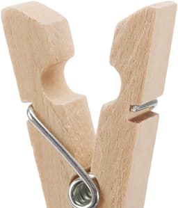Mini houten wasknijpers, 400 stuks, 3,5 x 0,7 cm, perfect voor knutselen, DIY projecten en decoratie — thumbnail 3