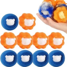 Effectieve haarverzamelaars voor wasmachines - 10 stuks voor het verwijderen van katten- en hondenhaar uit beddengoed en kleding — thumbnail 1