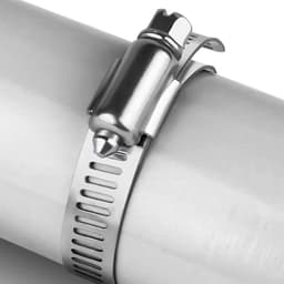 Inline terugslagklep met 2 slangklemmen - 10 mm diameter voor wasmachine, droger, water en luchtgebruik — thumbnail 3