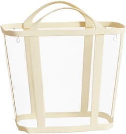 Ulisem - Opvouwbare wasmand - 41 liter nylon gaas - Met stevige handvatten - 4 ophangpunten - Herbruikbaar - Lichtgewicht en draagbaar - Geschikt voor reizen en slaapzaal - Ademend design - Geel — thumbnail 1
