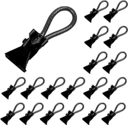 30 Stuks Handdoekclips Zwart - Stevige Hangers voor Keukendoeken en Theedoeken — thumbnail 1