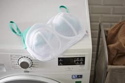 Waszak Beha - Lingerie Beschermer - Kleding Wassen - Net Ontwerp - 32 x 18 cm - Wit — thumbnail 3