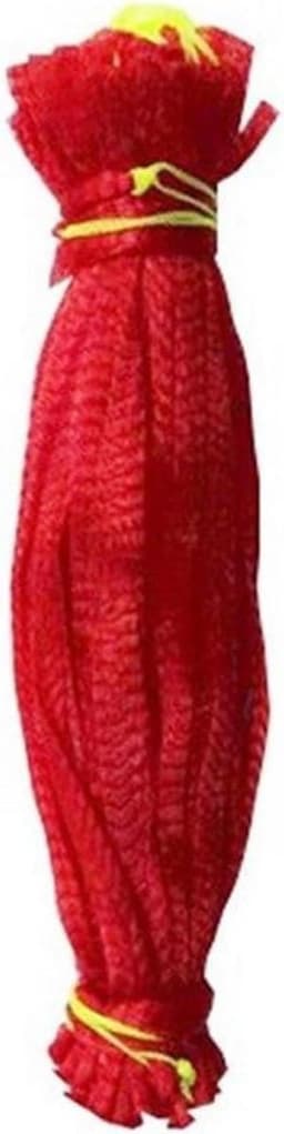 Fruit Bescherming Netjes - Herbruikbare Netzakken - Groenten Fruit Opslag - Sterk Nylon Mesh Materiaal - 45 cm - Rood — thumbnail 1