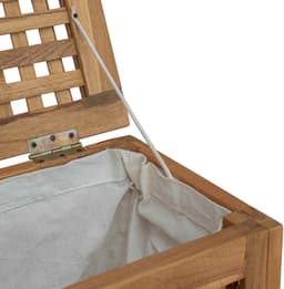 vidaXL - Wasmand - Naturel - 35 - x - 25 - x - 60 - cm - Massief - Teakhout — thumbnail 5