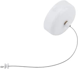 Intrekbare Waslijn - Telescopische Lijn - Kleding Drogen - Ruimtebesparend Ontwerp - 28 m - Wit — thumbnail 1