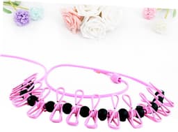 Waslijn met Clips - Reis Waslijn - Kleding Drogen - Winddicht Clipsontwerp - 185 cm - Roze — thumbnail 4