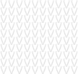 Navelstreng Clips - Klemmen voor Huisdieren - Geboorte Begeleiding - Antislip Gekarteld Ontwerp - 100 stuks - Wit — thumbnail 1
