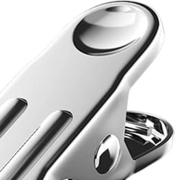 Metalen Wasknijpers - Kledingklemmen Clips - Huishoudelijk Gebruik - Roestvrij Staal - 8 stuks - Zwart — thumbnail 5