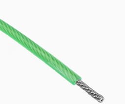 Waslijn - Kabel - Buiten Drogen - Roestvrij staal kern - 50 meter - Groen — thumbnail 1