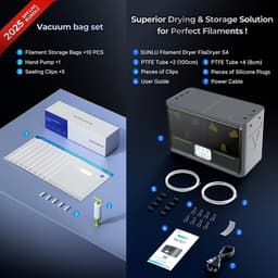 Filament Droger voor 4 Rollen – Vacuüm Opslag en Snelle Vochtcontrole voor 3D Printer — thumbnail 5