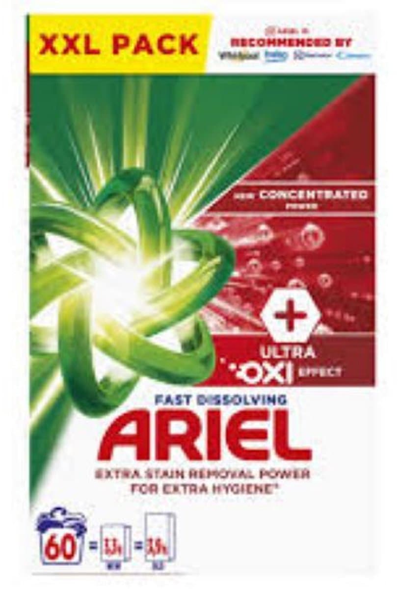 Ariel Waspoeder Ultra Oxi 60 Wasbeurten — afbeelding 1