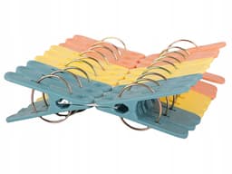 Pingyang Rongrong - Plastic Klamerki - 18 Stuks - Pastel Kleuren — thumbnail 3