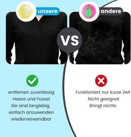 Gigicial Wasballen Serie - Standaard - 6 Stuks Herbruikbare Pluisvanger - Zwart En Grijs Voor Dierenharen In Wasmachine En Droger — thumbnail 5