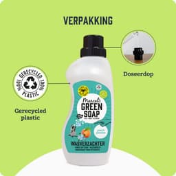 Marcel's Green Soap Wasverzachter - Perzik & Jasmijn - 6 x 750ml - 180 wasbeurten — thumbnail 4