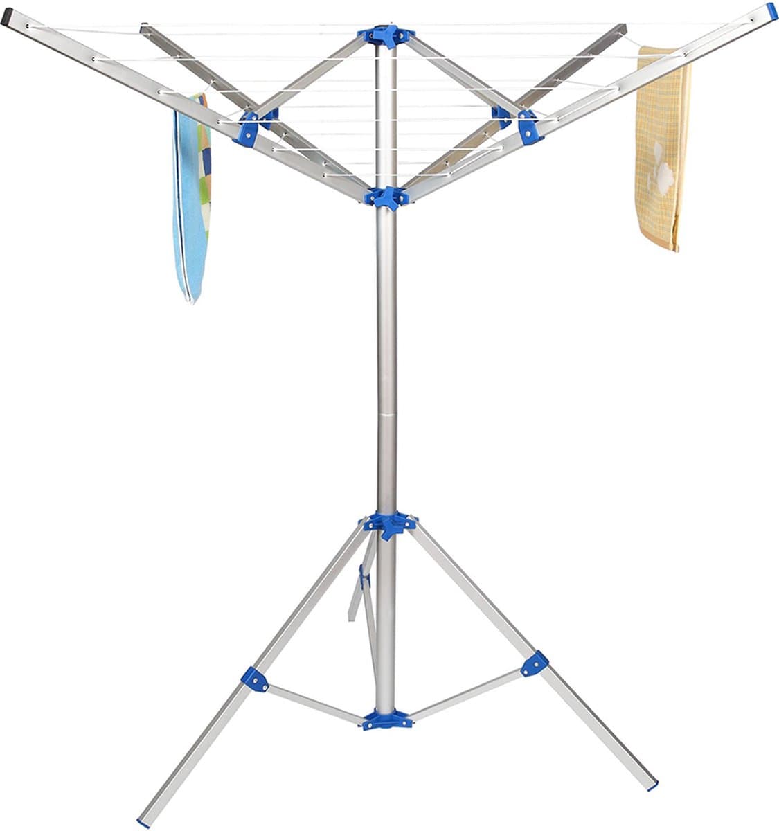 Repusel droogmolen voor zolder / camping / caravan - 4 armig - drooglengte 15m - kwaliteitsuitvoering — afbeelding 1