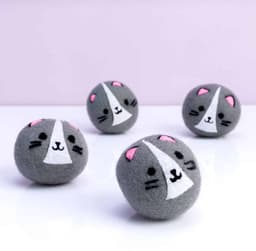 Kikkerland Kat wasdrogerballen (set van 4) — thumbnail 4