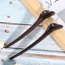10x Professionele Haarclips Zwart voor Knippen en Stylen — thumbnail 4