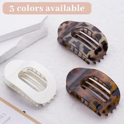 3x Grote Ronde Platte Haarspelden voor Dik Haar, Stevige Klemmen voor Dames — thumbnail 5