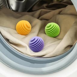 GELLDG Droogballen - 9 stuks set - Wasballen - Vermindert kreuken - Herbruikbaar - Geschikt voor alle wasmachines - Rubberen was- en droogballen - Geschikt voor zachte en kreukvrije kleding — thumbnail 4