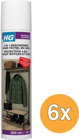 HG 4 in 1 Beschermer Voor Textiel - 6 x 300 ml - Voordeelverpakking — thumbnail 2