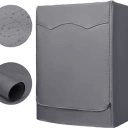 Wasmachine hoes - Wasmachine Beschermer - Oxford doek - Stof- En Anti-Verouderingshoes - Wasmachine overtrek - Met Rits en Verstelbaar - Past op de meeste machines met voorlader - 60 x 64 x 85 CM - Zwart — thumbnail 3