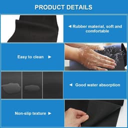 Beschermhoes wasmachine - antislip mat 60x60 cm - universele hoes droger - keuken & koelkast - wasmachinebescherming — thumbnail 3