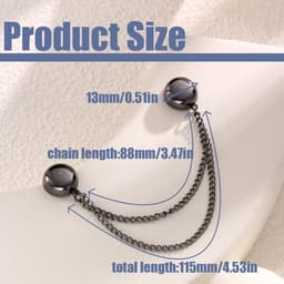 6 multifunctionele magnetische kledingclips voor het bevestigen van zomen, broekspijpen en mouwen. — thumbnail 2