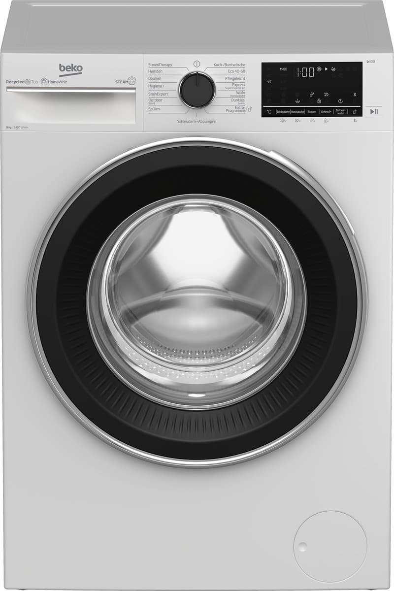 Beko B5WFU58415W wasmachine Voorlader 8 kg 1400 RPM Wit — afbeelding 1