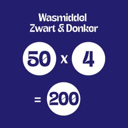 Favo Vloeibaar Wasmiddel - Zwart & Donker - 4 x 50 = 200 wasbeurten - Voor zwarte & donkere was - Effectief vanaf 20 °C - Voordeelverpakking — thumbnail 3
