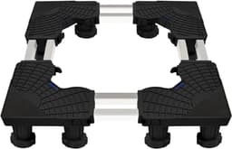 TopChoice® Wasmachine Verhoger - Wasmachine Opbouwmeubel - Wasmachine Sokkel - 12 Robuuste Poten - Zwart — thumbnail 1
