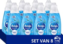 Robijn Quickwash - Vloeibaar Wasmiddel - Morning Dew - 8 flessen - 176 Wasbeurten - Voordeelverpakking — thumbnail 1
