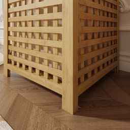 Wasmand Jystiand bamboe met waszak 62x45x45 cm naturel 79 L [en.casa] — thumbnail 4
