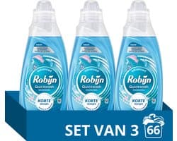 Robijn Quickwash Vloeibaar Wasmiddel - Puur & Zacht - 3 flessen- 66 wasbeurten - voordeel verpakking
