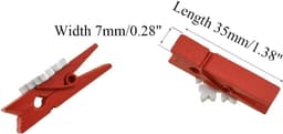 Kleurrijke Houten Wasknijpers - Stevige, Duurzame 16-Pack voor Wasserij en Doe-Het-Zelf Projecten — thumbnail 5