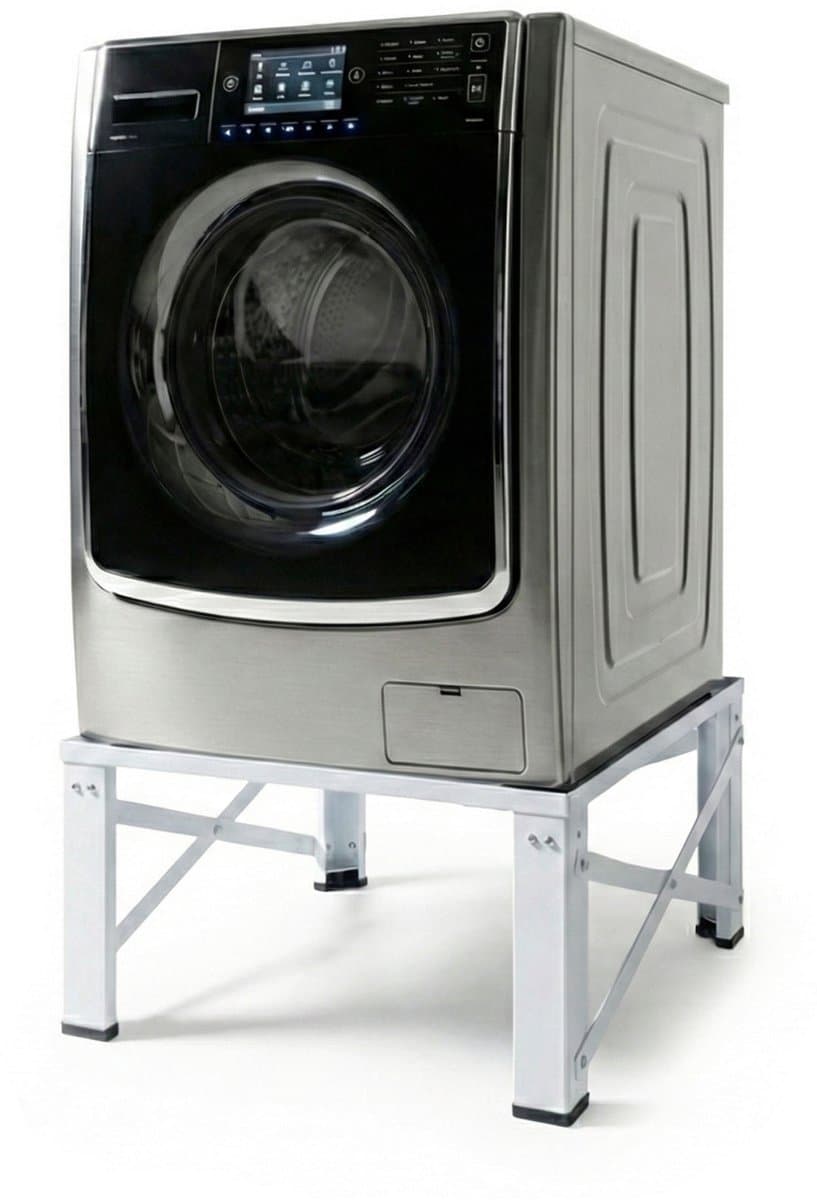 Wasmachine verhoger opbouwmeubel - 300 kg belastbaar - 64 x 61.5 x 32.5 cm - universeel — afbeelding 1