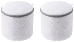BH Waszakje – 2 Stuks – Grijs – Waszak voor Beha – Lingerie Waszak – Beschermende Waszak met Rits – Voor Wasmachine – Voorkomt Vervorming & Beschadiging – 15x17 cm — thumbnail 1