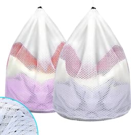 Somstyle Waszakken Set - 2 Stuks - Wasmachine Zakken - 40 x 30 CM - Wastas voor Wasgoed - Transparant — thumbnail 5