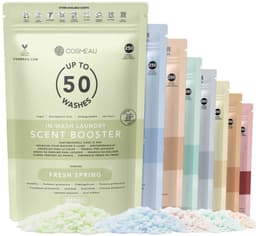 Cosmeau Geurbooster Proefpakket Navulling Lentefris Lavendel Zeebries Kersenbloesem Wilde Bossen Wolkendek Zomerbries Herfst Pure 9x50 wasbeurten - Geurkralen Wasparfum Scent Booster — thumbnail 1
