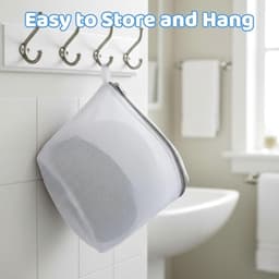 Beha Wasnet Set, Ronde Waszakken met Ritssluiting, Voor Beha's en Ondergoed, Duurzaam en Draagbaar - 2 Stuks - Ideaal voor Sokken en Babykleding — thumbnail 2