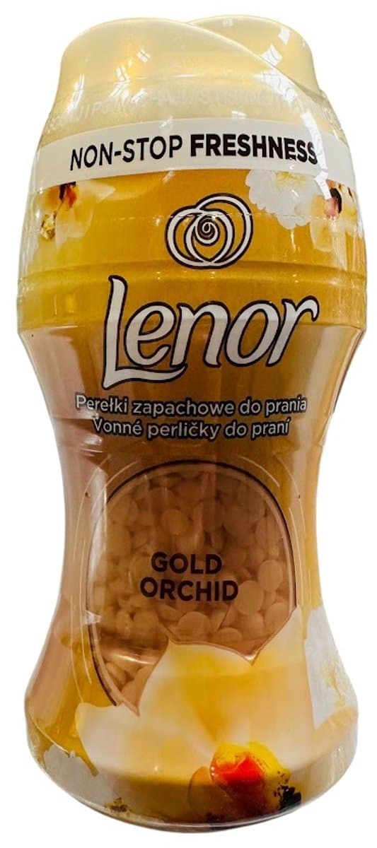 Lenor Geurbooster Gold Orchid – Luxe Wasgeurkorrels – Langdurige Frisheid – Bloemige & Warme Geur – 10 Wasbeurten – 140 g — afbeelding 1