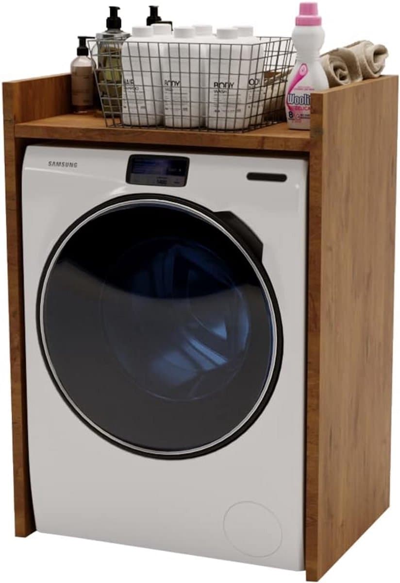 Wasmachine Ombouw - Opbouwmeubel Kast - Meubel Rek - Huishoudelijk — afbeelding 1