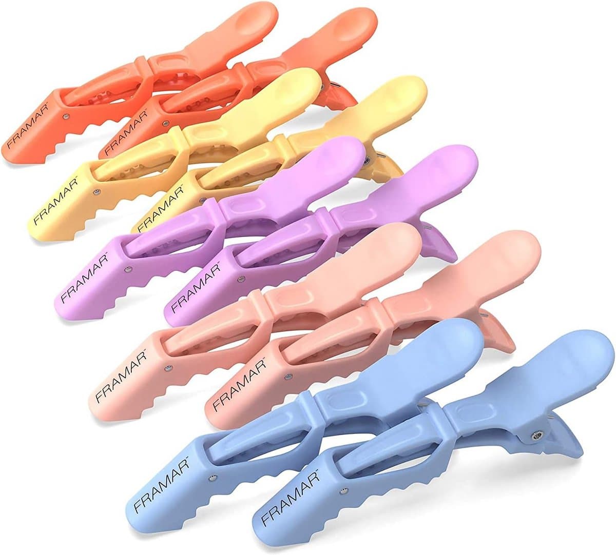 Set van 10 Professionele Krokodillen Haarclips voor Stylen en Knippen — afbeelding 1
